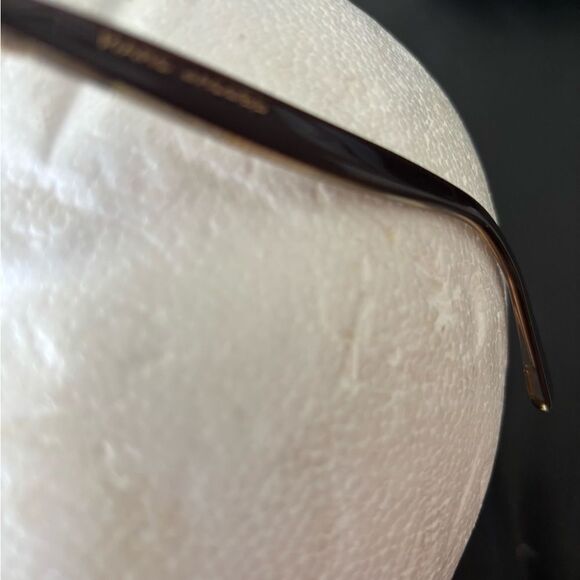 Marc Jacob’s logo glasses brown frames gold hardware classic eyewear cat eye - Picture 14 of 14